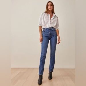 Reformation Liza Ultra High Rise Straight Jeans - Women’s 27